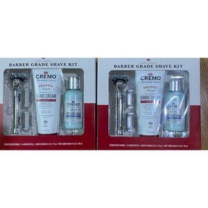 Cremo BARBER GRADE SHAVE kit bundle 2 boxes